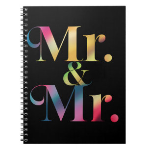 Cuaderno Sr. & Sr. Despedida de soltero gay Matrimonio gay 