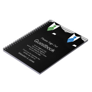 Cuaderno Sr. y Sr. Suit y Times Guestbook