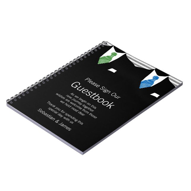 Cuaderno Sr. y Sr. Suit y Times Guestbook (Lado Izquierdo)