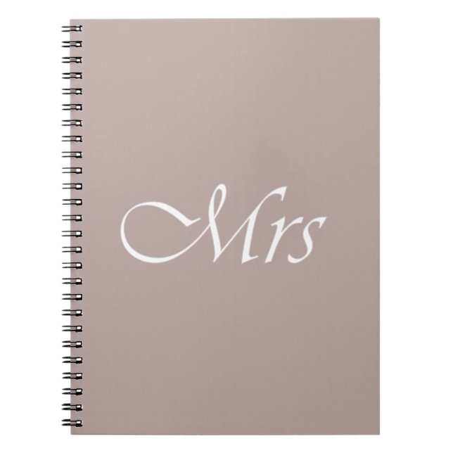 Cuaderno Sra. (Frente)