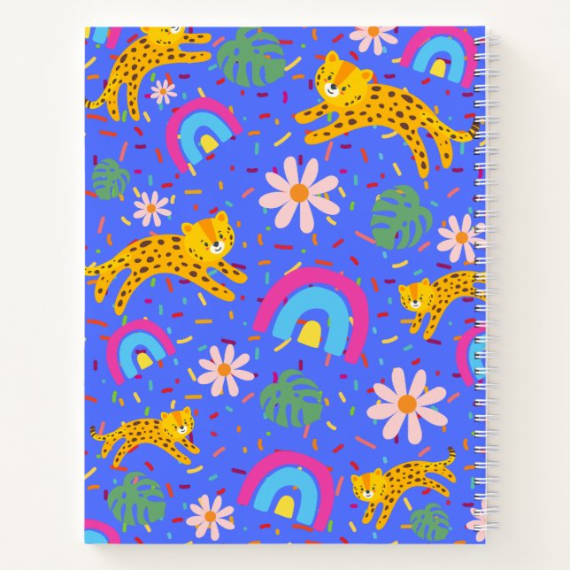 Cuaderno Sra. Cheetah Confetti (Reverso)