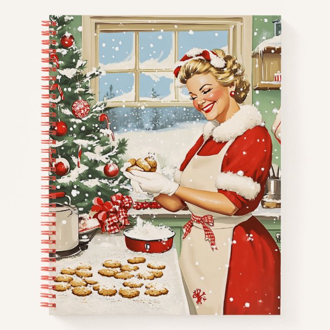 Cuaderno Sra. Claus Holiday Baking Delight (Anverso)