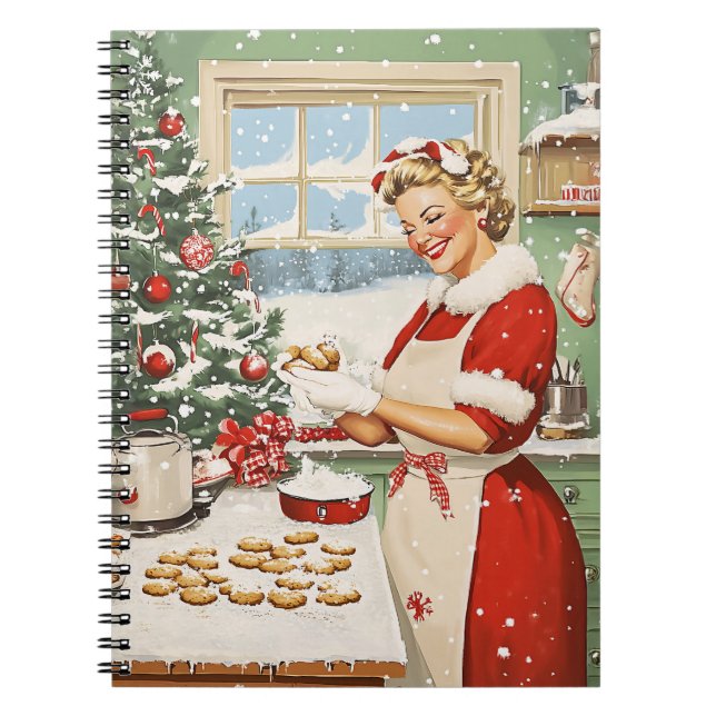 Cuaderno Sra. Claus Holiday Baking Delight (Frente)