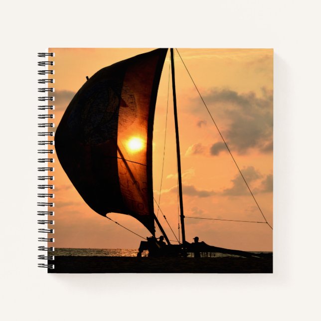 Cuaderno Sri Lanka - Negombo sunset (Anverso)