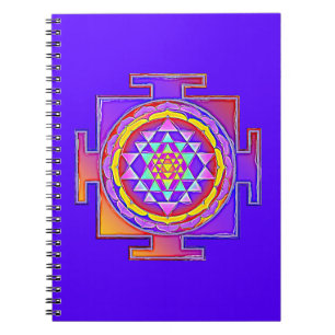 Cuaderno Sri Yantra - Diseño de símbolo del hinduismo 1