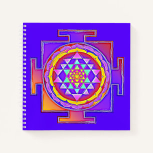 Cuaderno Sri Yantra - Diseño de símbolo del hinduismo 1
