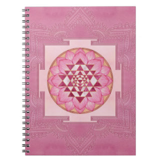 Cuaderno Sri Yantra / Sri Chakra en loto