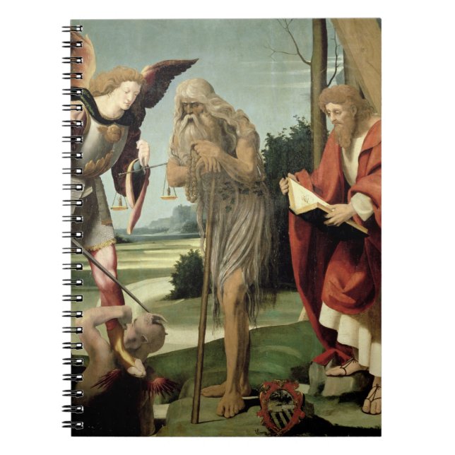 Cuaderno SS. Michael, Andrew y Onuphrius (aceite en el (Frente)