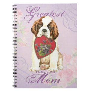 Cuaderno St. Bernard Heart Mom