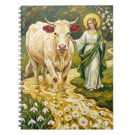 Cuaderno St. Brigid & The White Cow (Imbolc)