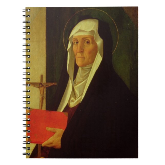 Cuaderno St. Clare, c.1485-90 (tempera en el panel) (Frente)