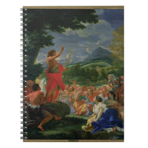 Cuaderno St. John la predicación baptista, pintada antes de
