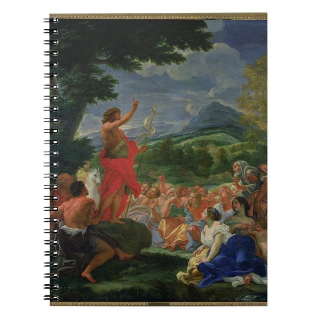 Cuaderno St. John la predicación baptista, pintada antes de (Frente)