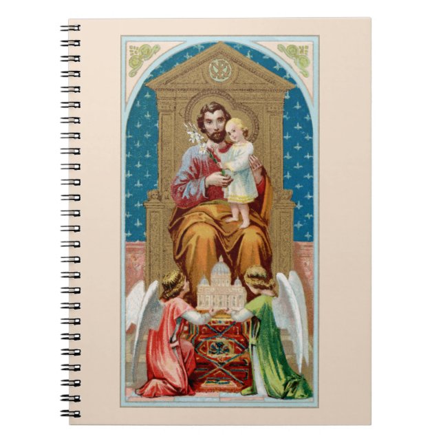 Cuaderno St. Joseph, Toddler CC, ángeles con modelo Vatican (Frente)