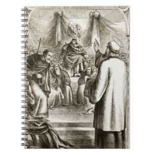 Cuaderno St Patrick que predica en Tara, 'del Trias Thu