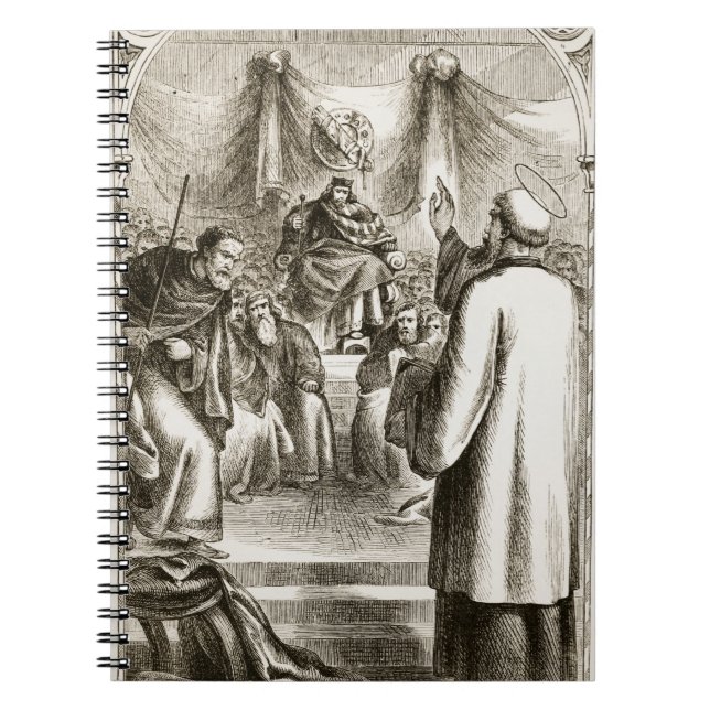 Cuaderno St Patrick que predica en Tara, 'del Trias Thu (Frente)