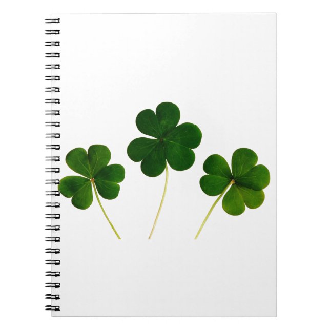 Cuaderno st patricys day clover shamrock (Frente)
