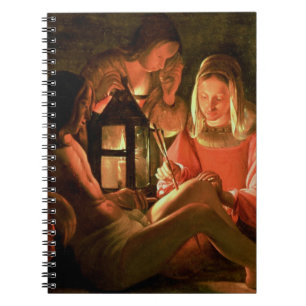 Cuaderno St. Sebastian tendido por la mujer santa (el