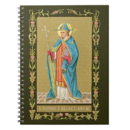 Cuaderno St. Thomas Becket con espada en Miter (P 005)