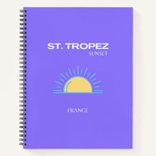 Cuaderno St Tropez, Sunset, Purple