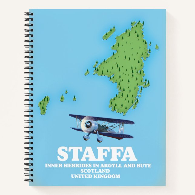 Cuaderno Staffa Hébridas Interiores en Argyll y Bute, Escoc (Anverso)