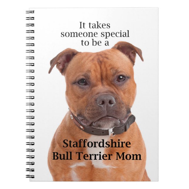Cuaderno Staffie Mom Notebook (Frente)