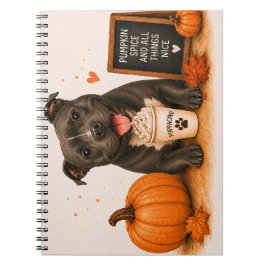 Cuaderno Staffie Pumpkin Spice