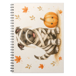 Cuaderno Staffordshire Bull Terrier Staffie Halloween Jour