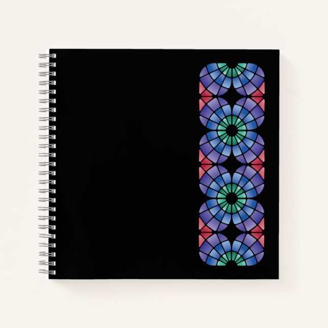 Cuaderno Stained Glass (Linear - Midnight) (Anverso)