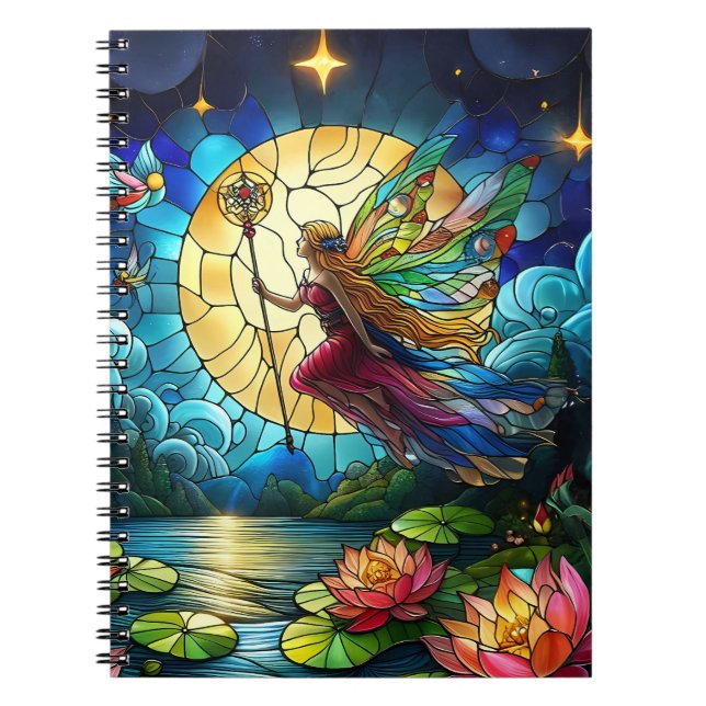Cuaderno Stained Glass Moonlight Flight Fairy  (Frente)