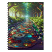 Stained Glass Road Notebook