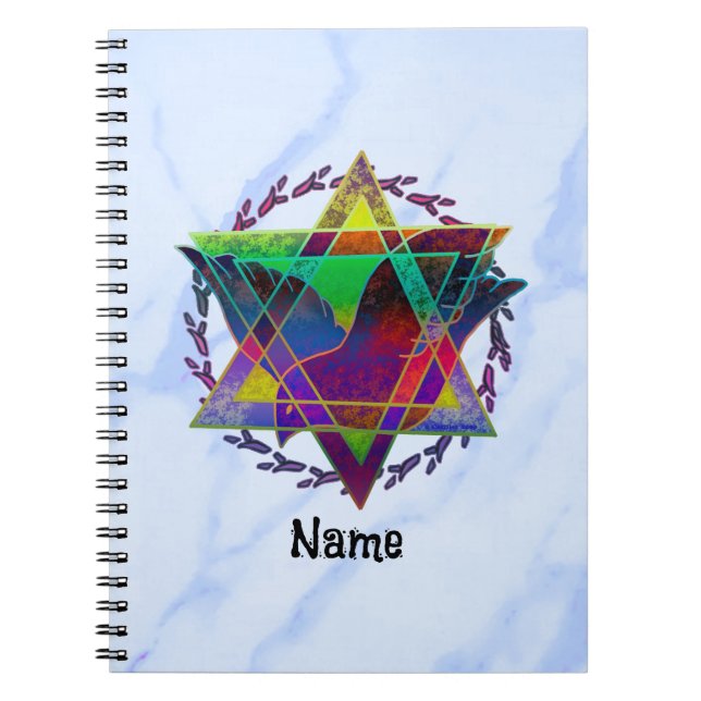 Cuaderno Star Of David Multicolor Journal (Frente)
