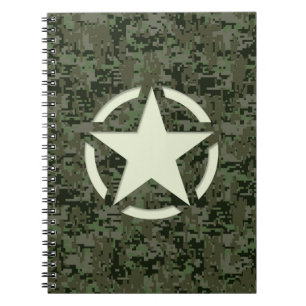 Cuaderno Star Stencil Digital Woodland