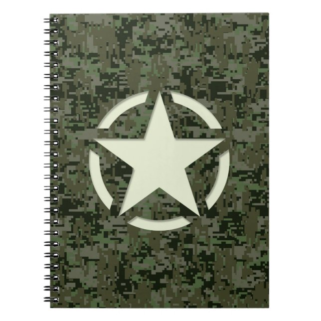 Cuaderno Star Stencil Digital Woodland (Frente)