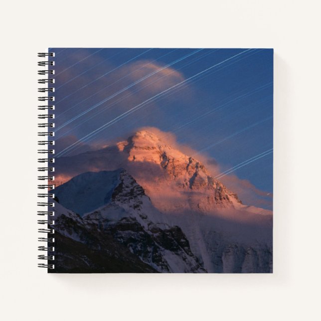 Cuaderno Star Trail | Mt. Everest Tibet, China (Anverso)