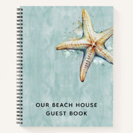 Cuaderno Starfish "1" Beach House Guest Book
