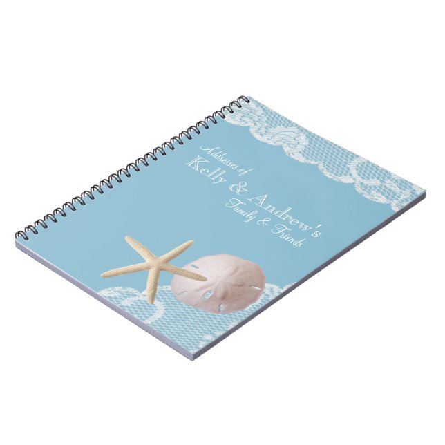 Cuaderno Starfish and Lace Beach (Lado Izquierdo)