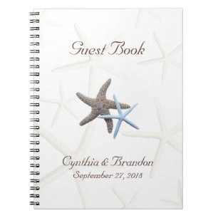 Cuaderno Starfish Couple Boda Guestbook