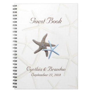 Cuaderno Starfish Couple Boda Guestbook
