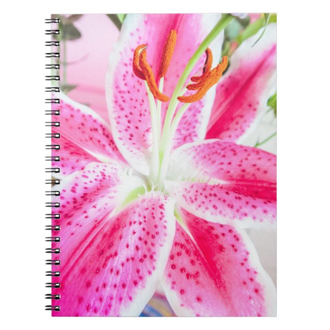 Cuaderno Stargazer Lily Flower (Frente)