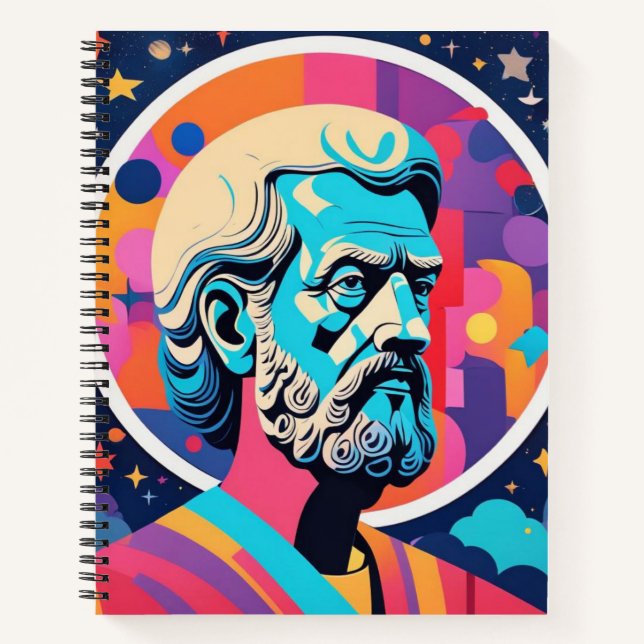 Cuaderno Stargazer Philosopher: El Cosmos de la Mente (Anverso)