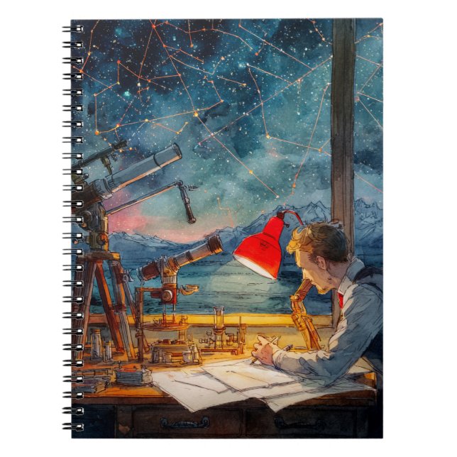 Cuaderno Stargazing Dreamer Colorful Constellation Notebook (Frente)