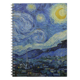 Cuaderno Starry Night & Van Gogh /famous vintage art
