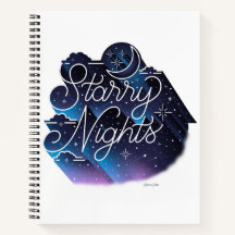 Starry Nights Sketchbook / Blank / 8.5x11