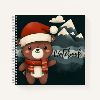 Cuaderno Starry Pines - La víspera encantada de Santa Bear