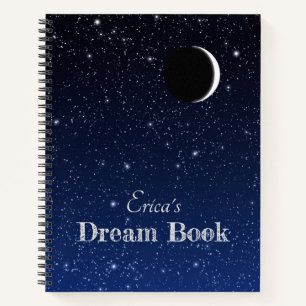 Cuaderno Starry Sky y Crescent Moon, Dream Journal