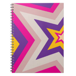 Cuaderno Stars in colourful formation Spiral Photo Notebook