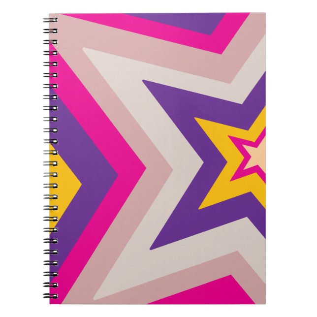 Cuaderno Stars in colourful formation Spiral Photo Notebook (Frente)