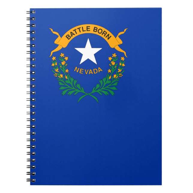Cuaderno State Flag of Nevada (Frente)