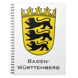 Cuaderno State of Baden-Württemberg Grand Coat of Arms Art